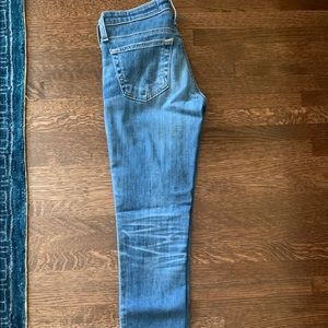 Distressed AG jeans